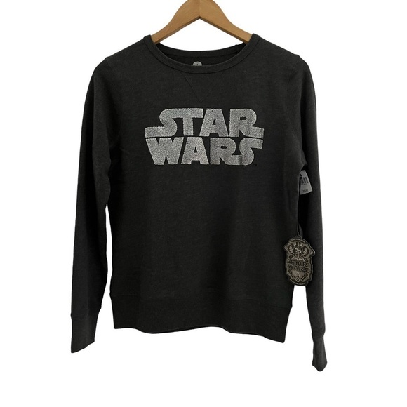 Star Wars Gray Sweatshirt Size Medium NWT - Picture 1 of 6